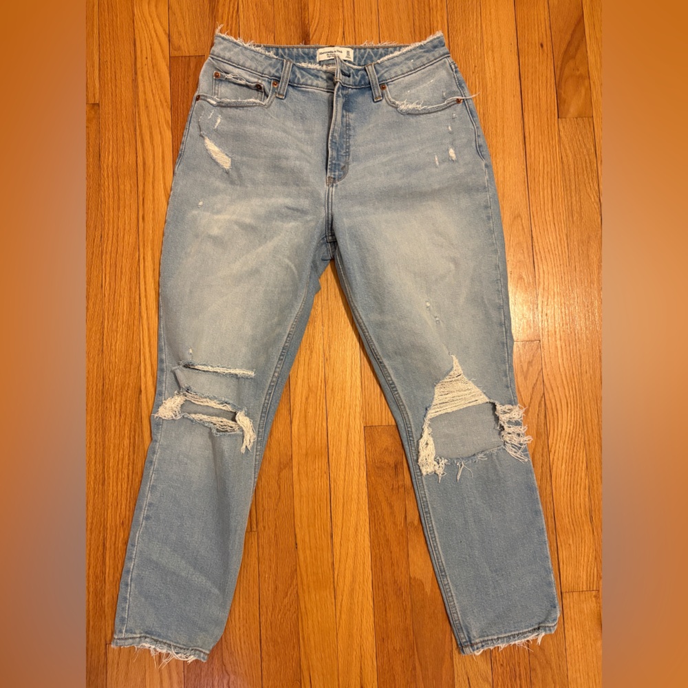 Abercrombie The Skinny High Rise Curve Love Size 30